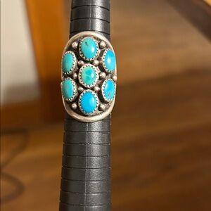 Vintage Turquoise Ring Southwest Native American